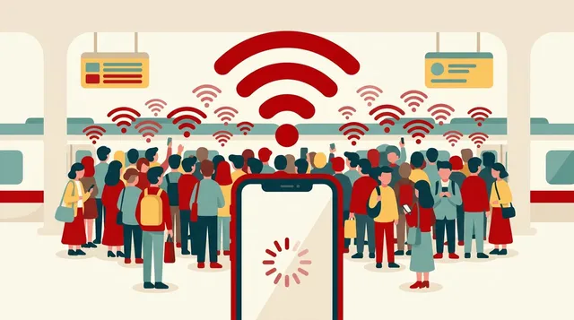 Full Bars but Slow or Dropping Connections at Stations and on Trains: The Cause Isn't Only 'Signal Strength'