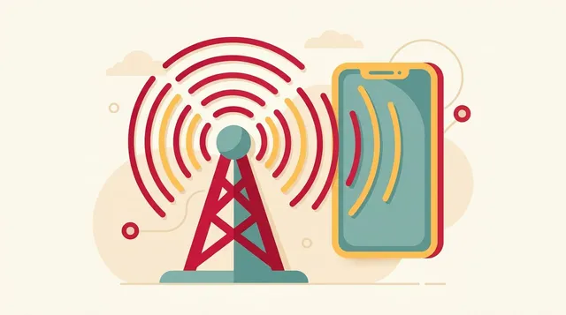 スマホの電波ってどこから来るの？基地局の仕組みを図解感覚で整理